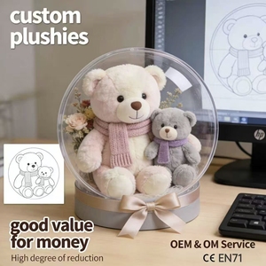 Ce Oem Fabricantes Oso de peluche marrón Venta al por mayor Osos de Venta caliente con logotipo Ventas directas de fábrica Oso de peluche Tamaño pequeño - Product Image 1