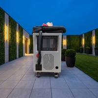 Machine de soudage laser à fibre portative légère PA-2000 à refroidissement par air pour fil d'acier inoxydable, alimentation intégrée dans le boîtier, économique