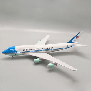 Modèle d'avion en résine LED OEM en gros, Boeing 747-8, USA <span class=keywords><strong>Air</strong></span> Force <span class=keywords><strong>One</strong></span> Airlines, échelle 1/160, 47 cm, avec support - Product Image 4