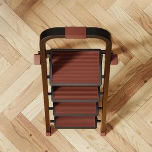 Échelle pliante en métal au design moderne et contemporain, haute résistance, avec main courante, 3 à 6 <span class=keywords><strong>marches</strong></span>, capacité de charge de 150 kg, pour supermarché, école - Product Image 6