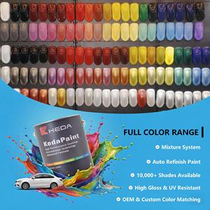 สีอะคริลิคเคลือบเงา 2K คุณภาพสูง เคด้า สำหรับงานซ่อมสีรถยนต์ สีเมทัลลิก สำหรับงานซ่อมตัวถังรถยนต์ - Product Image 2