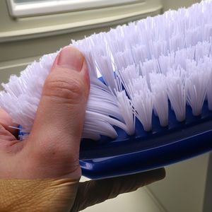 Sunshine Factory Direct brosse de nettoyage robuste support en plastique en forme de fer avec nylon Wirehaire PP pour frotter les vêtements de bébé - Product Image 3