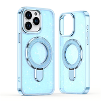 Coque de téléphone transparente antichoc avec anneau magnétique réglable à 360° pour Honor Magic8Lite X9D X70 400 Lite X7C X9C