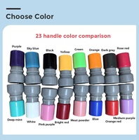 Sello Pre-Entintado Atomic Print, Sello Individual con Logotipo Personalizado, Tamaño Fotosensible, Colores Pastel Suaves, Sello Redondo Autoentintable para Profesores