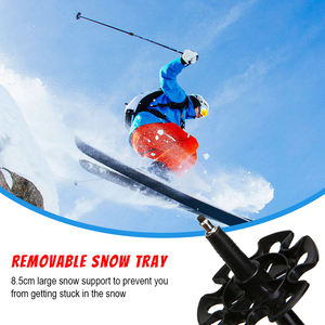 Venta al por mayor personalizado ligero Nordic Walking Trekking Bastón de esquí Venta caliente Cross Country Alpine Ski Pole Outdoor Ski Sticks - Product Image 4