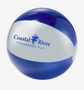 Ballon de plage gonflable translucide bicolore personnalisé avec impression publicitaire, cadeau promotionnel, logo PVC, jouet de jeu d'extérieur - Product Image 1
