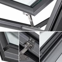Intelligente Fernbedienung Elektrisches Dachfenster Lichtschacht Aluminium Gehärtetes Glas Automatische Belüftung Wasserdicht