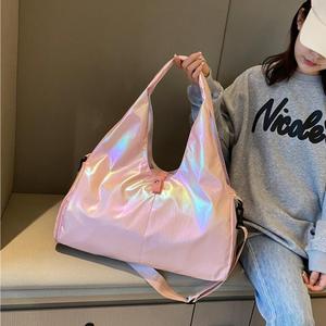 Borsa da palestra sportiva da donna a pozzetto leggero in poliestere asciutto e bagnato separato per allenamento di nuoto a breve distanza - Product Image 2