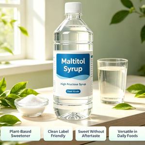 Sirop de maltitol de qualité alimentaire 75% 80% 85%, édulcorant liquide incolore sans sucre <span class=keywords><strong>pour</strong></span> bonbons, pâtisseries, boissons, certifié Halal et Casher - Product Image 3