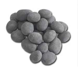 Accessories For Gas Fireplace Pebbles Ceramic Stone Set S08-57G
