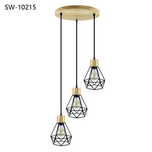 <strong>Cage</strong> Pendant Lamp Modern Nordic Home Indoor Living Room Chandelier Pendant <strong>Light</strong> for Country Home Office - Product Image 4