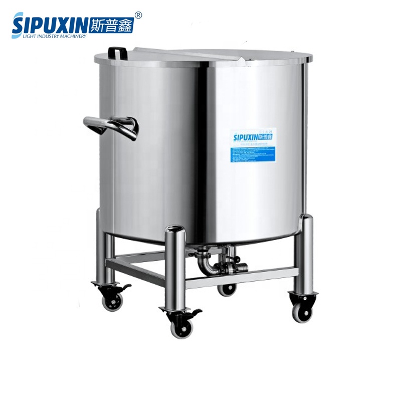 Емкость для хранения шампуня и краски для волос, 1000 л, нержавеющая сталь