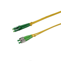 Cordon de raccordement à fibre optique LC/APC à FC/APC à 2 fibres duplex monomode haute Performance gaine de câble LSZH 3.0mm pour centres de données