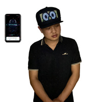 Casquette de baseball en coton avec écran LED, contrôle via application multilingue, Bluetooth, pour Thanksgiving, fête de remise de diplôme, taille réglable, texte personnalisable