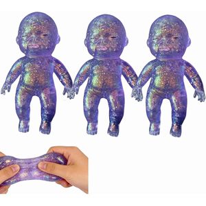 Glitter Baby <b>Squishy</b> TPE Soft Slow Rising Stress Relief Fidget Toy For Kids Age 8 13 Years Unisex - Product Image 5