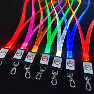 TPUネックストラップLEDライト点滅発光ハンギングコードランヤード付き - Product Image 2