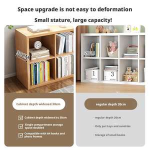 Librería de Madera de Ocho <span class=keywords><strong>Niveles</strong></span>, Estantería de Almacenamiento para Estudiantes, de Pie, para Sala de Estar, Dormitorio y Hogar - Product Image 3