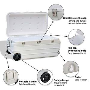 Hot <strong>Sale</strong> Transport <strong>Polystyrene</strong> Fishing Backpack Tackle Large Slushi Cooler <strong>Box</strong> with Wheels and Inbuilt Thermometer - Product Image 3
