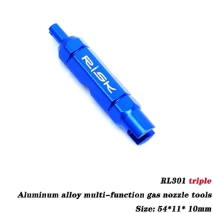 Outils de démontage et d'installation de vélo RIDERACE <span class=keywords><strong>4</strong></span> <span class=keywords><strong>en</strong></span> <span class=keywords><strong>1</strong></span>, clé à valve multifonctionnelle, <span class=keywords><strong>outil</strong></span> de valve Schrader/Presta pour vélo de montagne - Product Image 5