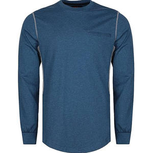 Camisetas FR para Verano, Transpirables, Ventiladas, de <span class=keywords><strong>Jersey</strong></span> Heather de 6oz, Ignífugas, de Manga Larga, Cuello Redondo, Resistentes al Fuego - Product Image 2