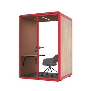 Single Person Modular Acoustic Office Pod High Noise Reduction Soundproof <b>Phone</b> Booth For Modern Open Workplace - Product Image 4