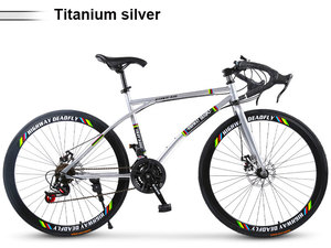 Bicicleta de Carretera de 21 Velocidades, Bicicleta de Carbono Completa 700c, Bicicleta de Montaña, Doble Disco, Neumáticos de Color, Crb1, Bicicleta de Carbono Completa 700c R - Product Image 4