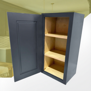 U.<b>S</b>. Wholesale Shaker Cabinets Easy-To-Assemble Kitchen Wall Cabinets Soft Close Wall Mounted Cabinet With 1 Door & 2 Shelves - Product Image 1