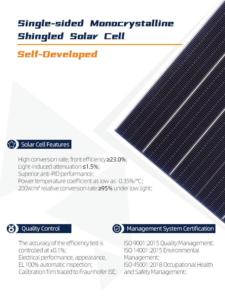 Aufiner Flexible Waterproof Off-Grid Balcony Solar Panels 50W 100W 300W Monocrystalline Silicon Material - Product Image 4