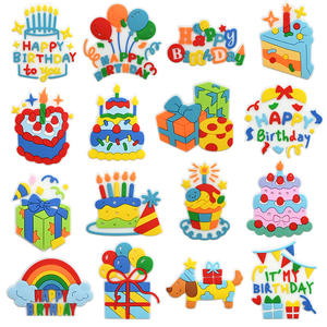 Imanes de PVC de Dibujos Animados de 4.5-5cm <span class=keywords><strong>para</strong></span> Educación Temprana, Imanes <span class=keywords><strong>para</strong></span> Refrigerador, <span class=keywords><strong>Pizarra</strong></span>, Decoración de Pasteles de Cumpleaños, Imanes <span class=keywords><strong>para</strong></span> Refrigerador DIY - Product Image 1