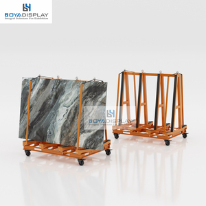 Bán buôn tải 1.5-2 tấn 2.5 Meter Glass Granite lưu trữ giỏ hàng đá <span class=keywords><strong>slab</strong></span> Giao thông vận tải một khung Giá xe đẩy kệ đứng - Product Image 5