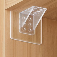 Cloison de bureau triangulaire transparente en plastique, adhésive, multifonctionnelle, pour rangement vertical, approvisionnement direct usine, prix compétitif