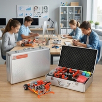 Kit de Robot Educativo de Programación STEM con Sensor para Aula Europea, Kit Avanzado de IA para Laboratorio Escolar