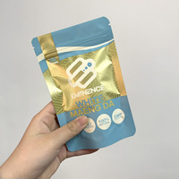 Sacs refermables en aluminium sur mesure, anti-odeur, à fermeture éclair, pour emballage alimentaire, sacs Mylar, sacs en plastique