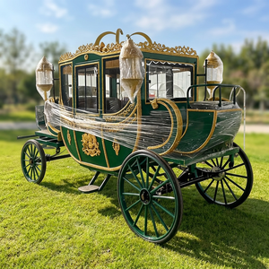 Calèche électrique verte personnalisée en usine, calèche royale électrique, calèche de mariage la plus populaire - Product Image 1