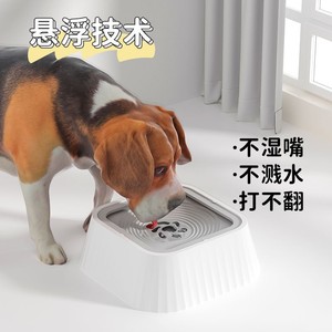 Gamelle flottante carrée antidérapante pour animaux de compagnie – Distributeur d'eau anti-renversement pour chiens et chats - Product Image 3
