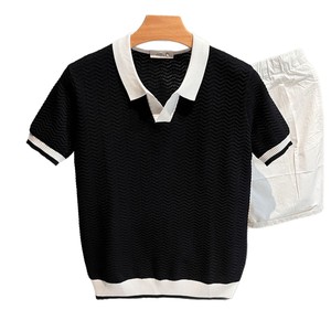 Мужская летняя рубашка-поло с коротким рукавом - Product Image 5