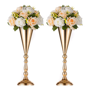 Vase à fleurs <span class=keywords><strong>de</strong></span> mariage en métal <span class=keywords><strong>de</strong></span> <span class=keywords><strong>table</strong></span> support <span class=keywords><strong>de</strong></span> <span class=keywords><strong>table</strong></span> doré pièce maîtresse <span class=keywords><strong>d</strong></span>écorative porte-fleurs artificielles <span class=keywords><strong>pour</strong></span> anniversaire - Product Image 1
