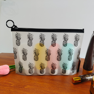 Wholesale <b>clear</b> Zipper Waterproof Plastic PVC Pouch <b>Bag</b> Custom Printed Travel <b>Make</b> <b>up</b> Transparent Cosmetic <b>Bag</b> with logo - Product Image 1