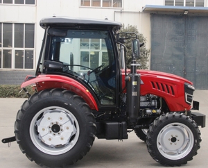 รถแทรกเตอร์สำหรับสวน ยี่ห้อ Garden Tractor รุ่น Safety-First พร้อมเกียร์บ็อกซ์ที่ทนทาน ห้องโดยสารแบบมีแอร์ ขับเคลื่อน 4 ล้อ 4WD กำลัง 80 แรงม้า 90 แรงม้า 100 แรงม้า - Product Image 4