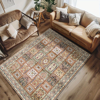 Tapis moderne en velours cristal au nouveau design personnalisé Tapis chinois antidérapant à impression numérique Tapis et moquettes de salon de grande surface