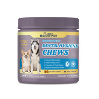 Friandises à mâcher souples pour chiens, personnalisées OEM, pour l'hygiène dentaire, la santé des dents et l'haleine fraîche, complément alimentaire pour animaux de compagnie