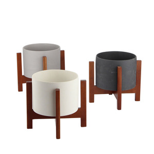 Support <span class=keywords><strong>de</strong></span> planteur <span class=keywords><strong>de</strong></span> fleurs en bambou, support <span class=keywords><strong>de</strong></span> plantes marrons, présentoir <span class=keywords><strong>de</strong></span> <span class=keywords><strong>Pot</strong></span>, décoration rustique - Product Image 4