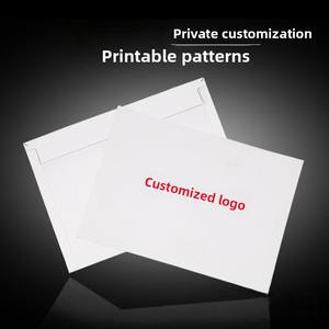 Enveloppes en carton kraft rigides, blanches, extensibles, auto-adhésives, recyclées, pour photos et documents, vente en gros sur mesure - Product Image 2