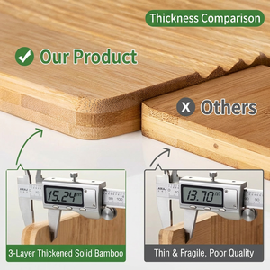 <span class=keywords><strong>Planche</strong></span> à <span class=keywords><strong>laver</strong></span> LZ en bambou traditionnelle épaissie, grande taille, pour le linge domestique et le lavage des chaussettes - Product Image 3