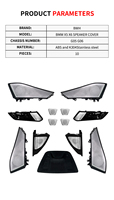 Éclairage d'ambiance dynamique LED RGB pour l'intérieur de la voiture, pour BMW X5 G05