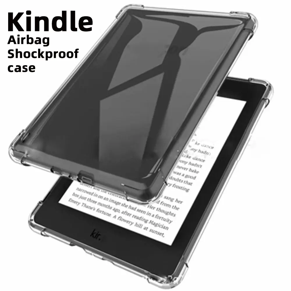 Ultra Slim Airbag Bumper Transparent Clear Soft Case For kindle paperwhite 5 Back Cover Case For kindle paperwhite5 Cover