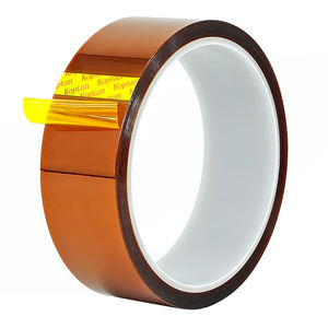 Cinta de Protección de Alta Temperatura Resistente al Fuego, Material de Aislamiento Marrón, Cinta Dorada para Protección de Soldadura y Galvanoplastia, PE - Product Image 4