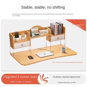 Haute qualité moderne nordique simple maison chambre enfants étude bambou bois blanc bureau avec tiroirs pour enfants - Product Image 2