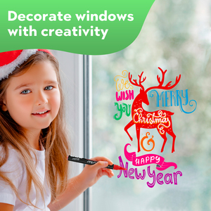 Nhà cung cấp tùy chỉnh 8 màu ướt xóa được Phấn đánh dấu cho Bảng Phấn thủy tinh - Product Image 4