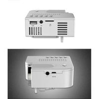 UC28C Mini projecteur vidéo portable compatible avec téléphone intelligent avec lecteur multimédia LCD 16:9
